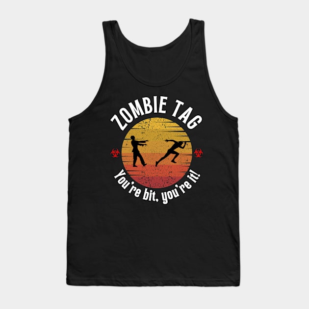 Zombie Tag Tank Top by ZombieTeesEtc